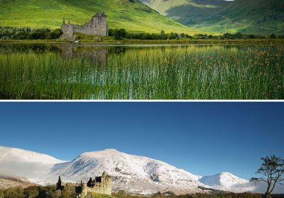 大自然的魅力：同样的地点，不同的风景