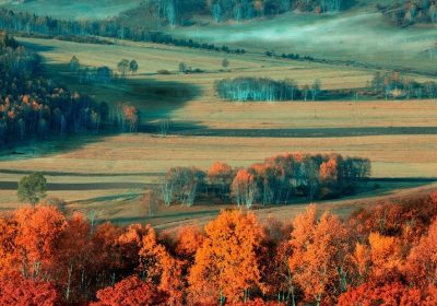 摄影师形影相随拍摄的内蒙古克什克腾的秋天